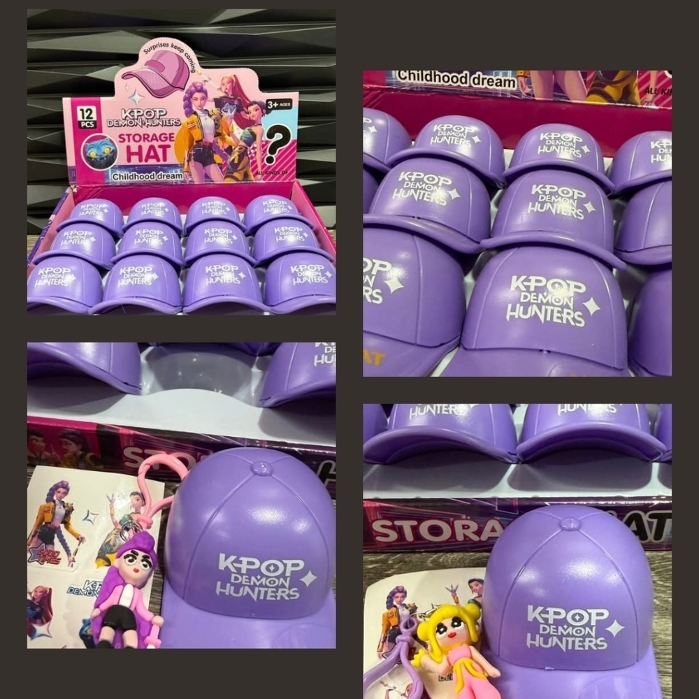 Purple KPOP Demon Hunters Storage Hat